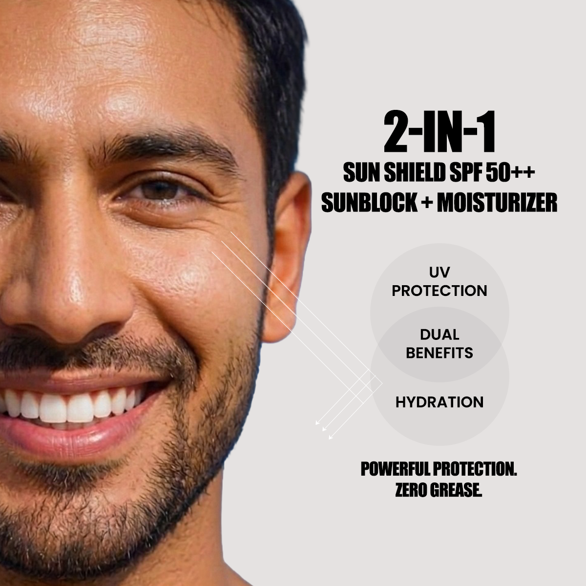 Sun Shield SPF 50 ++ | 2-in-1 Sunblock + Moisturizer