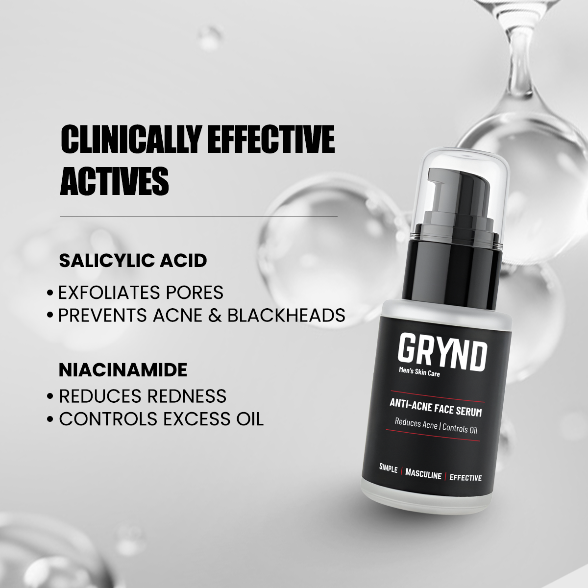 Anti-Acne Face Serum | Pore & Oil Control